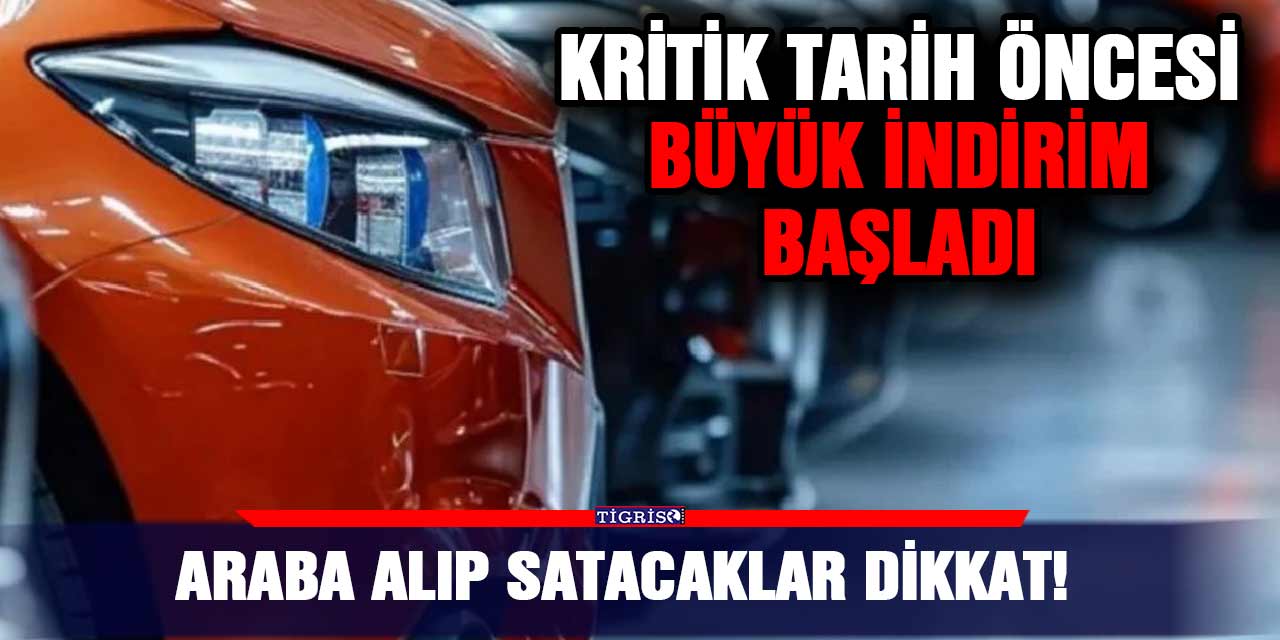 Araba alıp satacaklar dikkat!