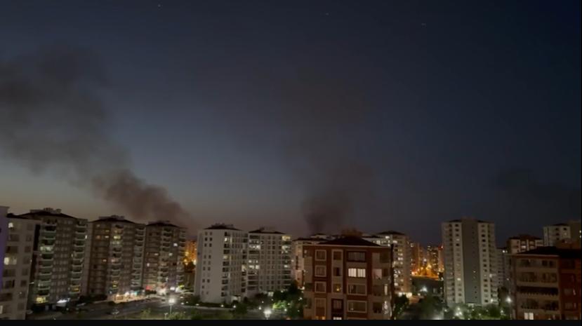 VİDEO - Diyarbakır'da alevler yükseliyor