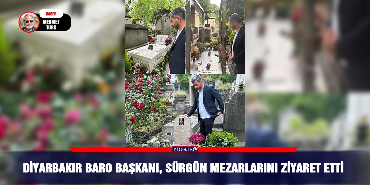 Diyarbakır baro başkanı, sürgün mezarlarını ziyaret etti