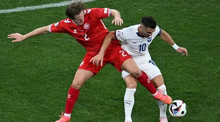EURO 2024'te Danimarka grubu 3'üncü bitirdi