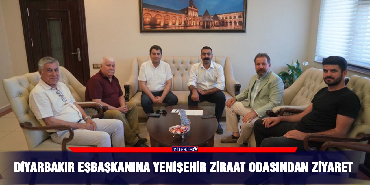 Diyarbakır eşbaşkanına Yenişehir Ziraat Odasından ziyaret