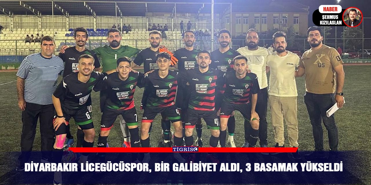 Diyarbakır Licegücüspor, bir galibiyet aldı, 3 basamak yükseldi
