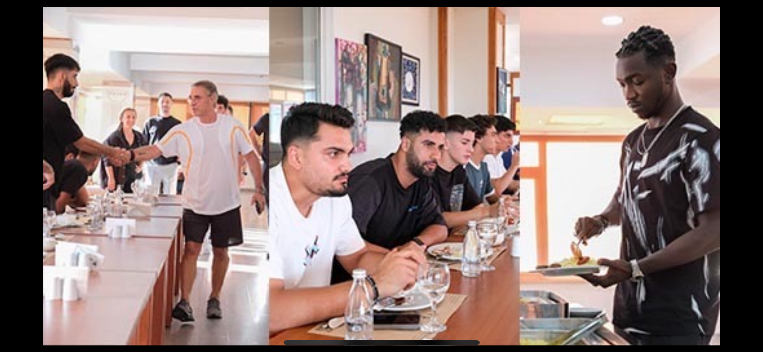 Amedspor’da ilk kamp yemeği