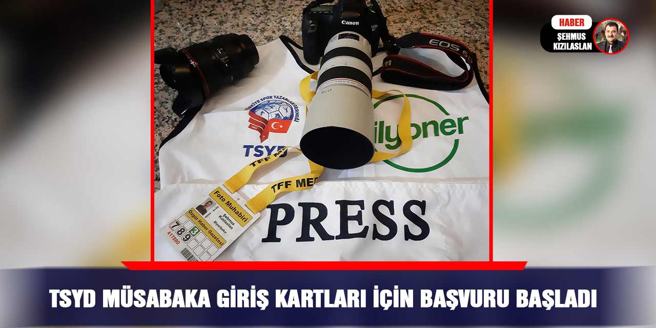 TSYD müsabaka giriş kartları için başvuru başladı