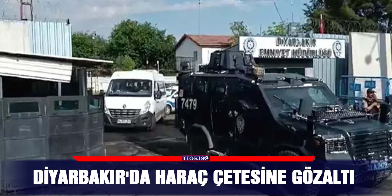 Diyarbakır'da haraç çetesine gözaltı