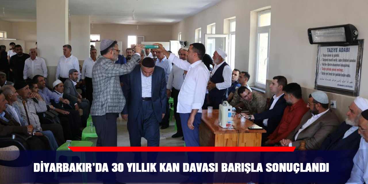Diyarbakır’da 30 yıllık kan davası barışla sonuçlandı