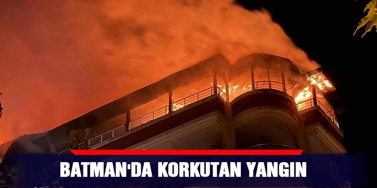 VİDEO - Batman'da korkutan yangın