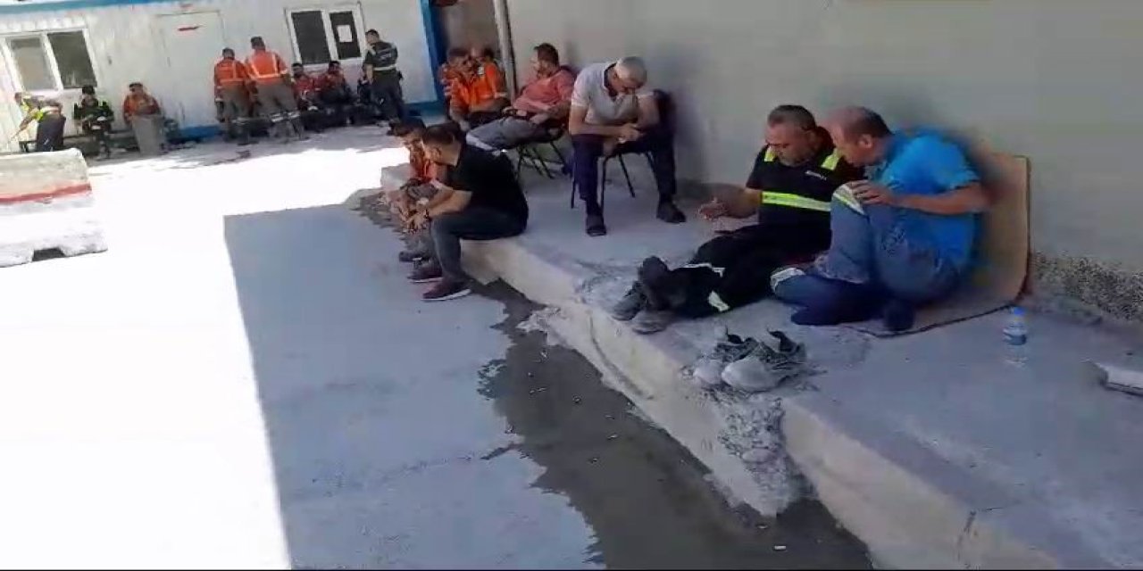 Elazığ'da Eti Krom işçilerinin eylemi devam ediyor