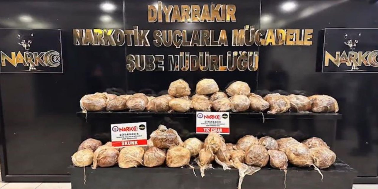 Diyarbakır’da uyuşturucu operasyonu: 33 tutuklama