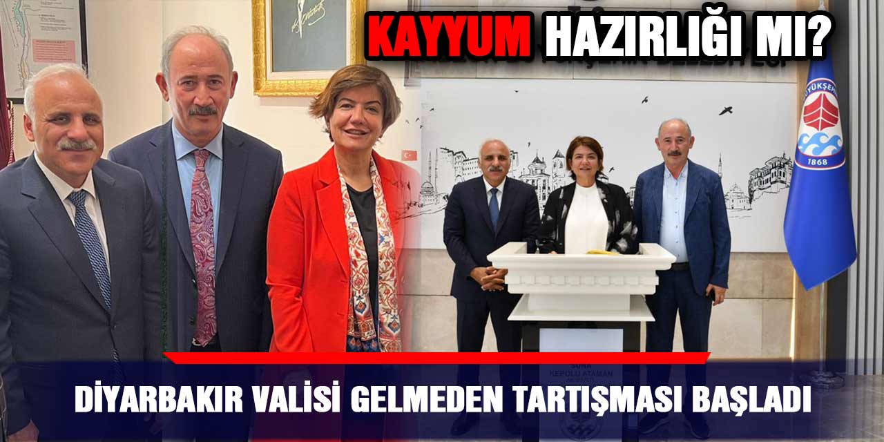 Diyarbakır Valisi gelmeden tartışması başladı