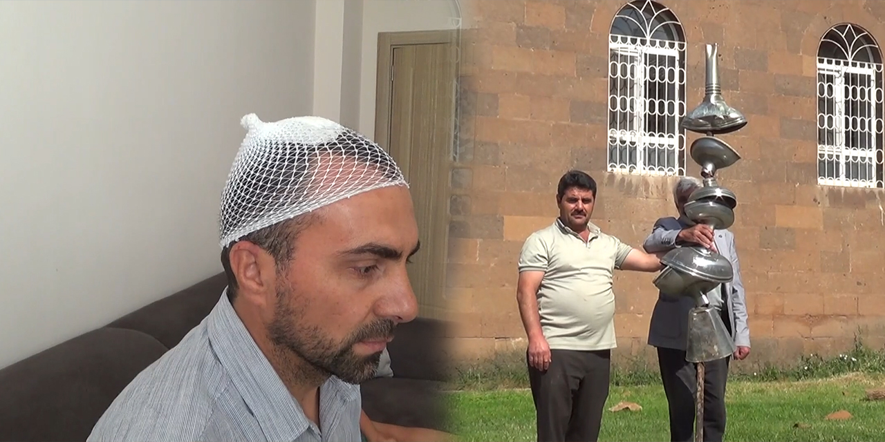 VİDEO - Yıldırım minareye isabet etti, müezzin yaralandı