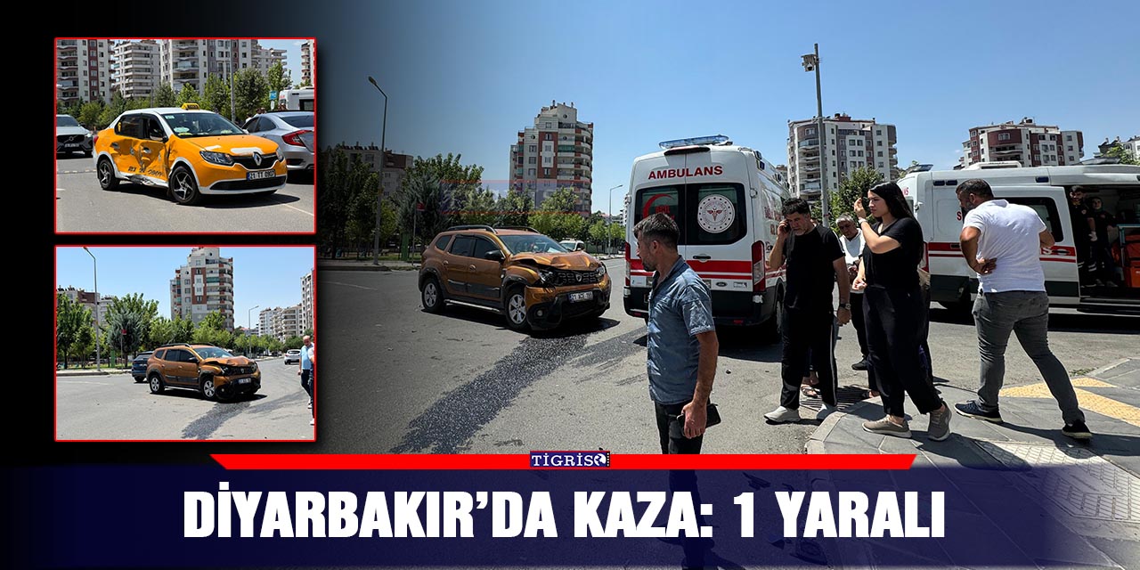 Diyarbakır’da kaza: 1 yaralı