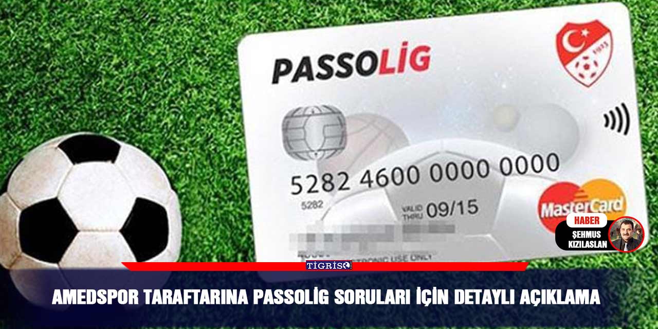 Amedspor taraftarına Passolig soruları için detaylı açıklama