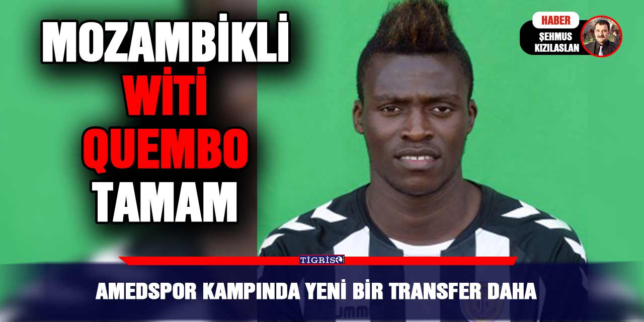 Amedspor kampında yeni bir transfer daha