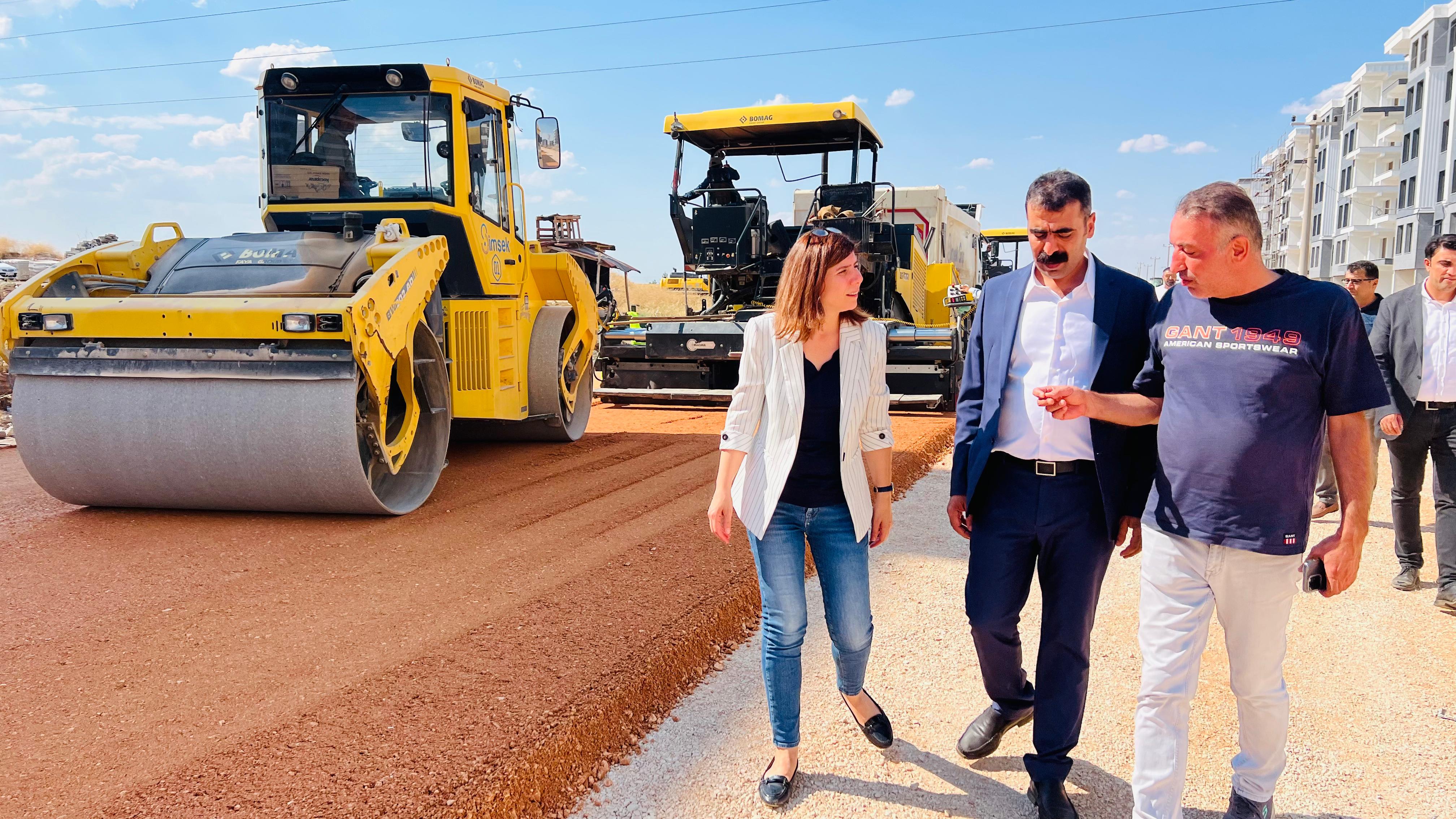 Teknokent İmar Yolundaki çalışmalar denetlendi