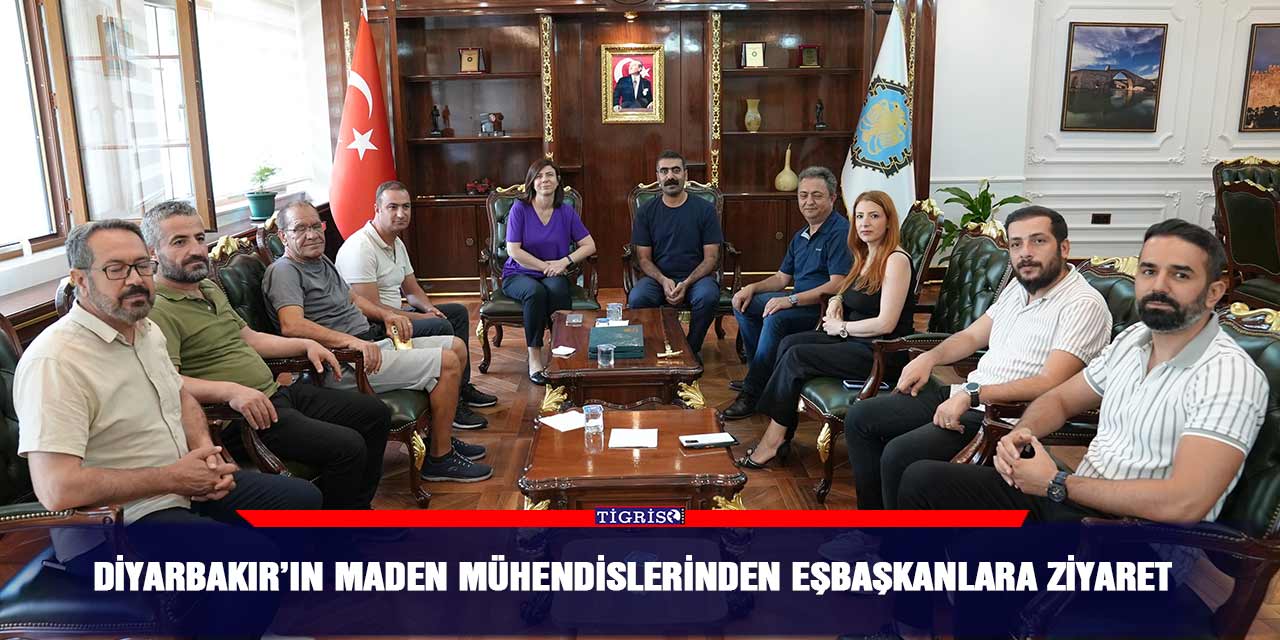 Diyarbakır’ın Maden Mühendislerinden eşbaşkanlara ziyaret