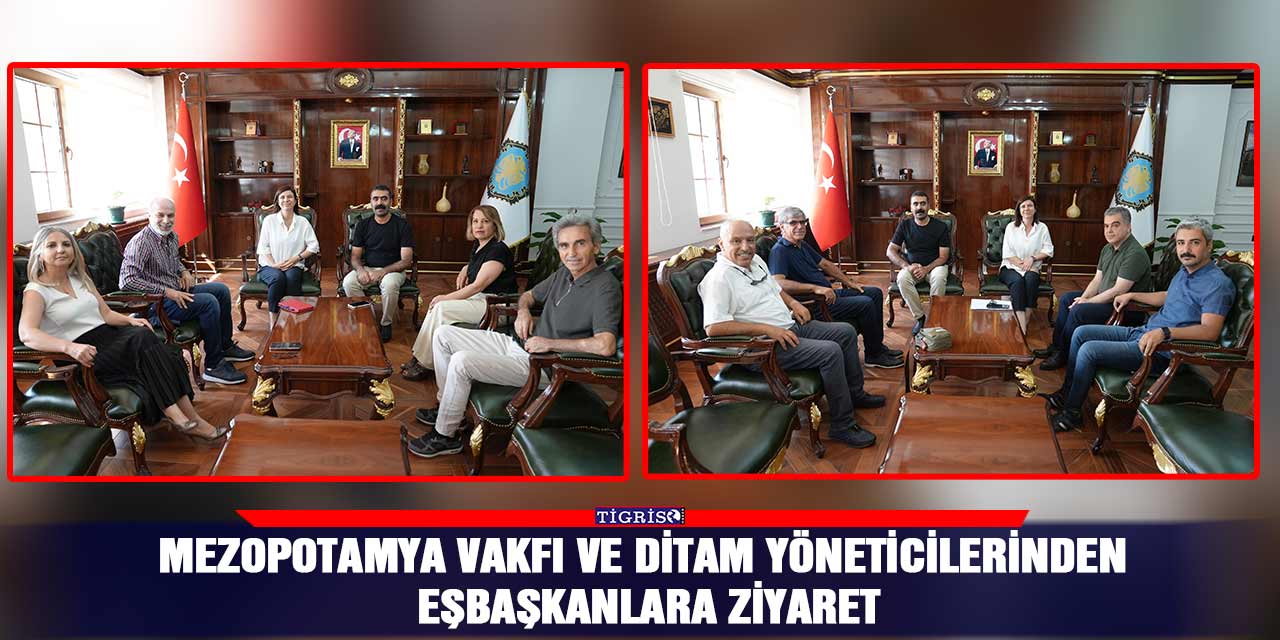Mezopotamya Vakfı ve DİTAM yöneticilerinden eşbaşkanlara ziyaret