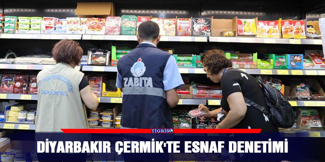 Diyarbakır Çermik'te esnaf denetimi