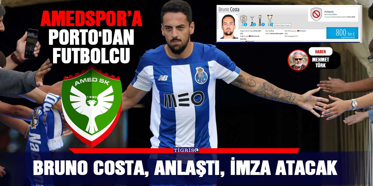 Amedspor’a Porto'dan futbolcu