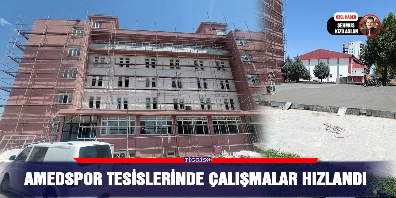 VİDEO - Amedspor tesislerinde çalışmalar hızlandı