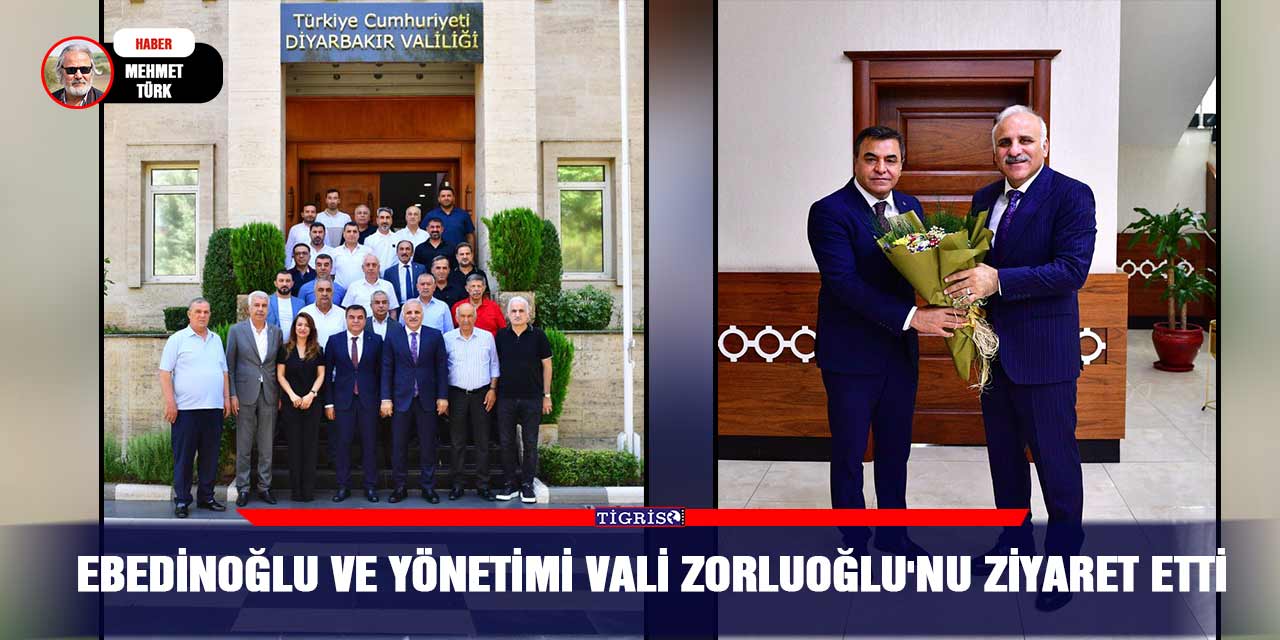Ebedinoğlu ve yönetimi Vali Zorluoğlu'nu ziyaret etti