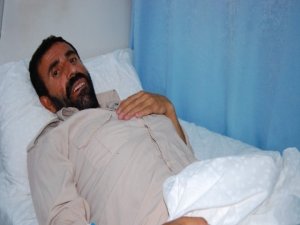 Midesini, sıvı sabun ile temizlemek istedi