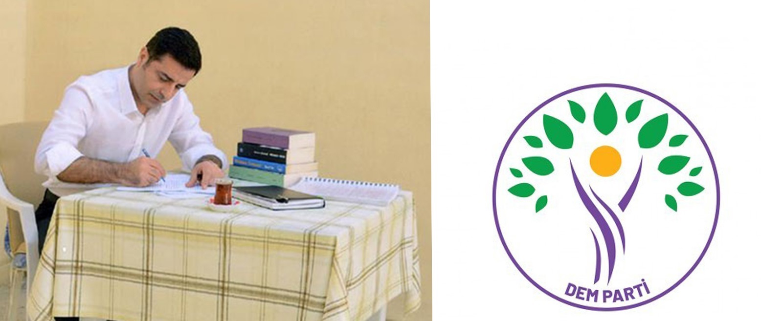 DEM Parti'den Demirtaş'a verilen cezaya tepki!