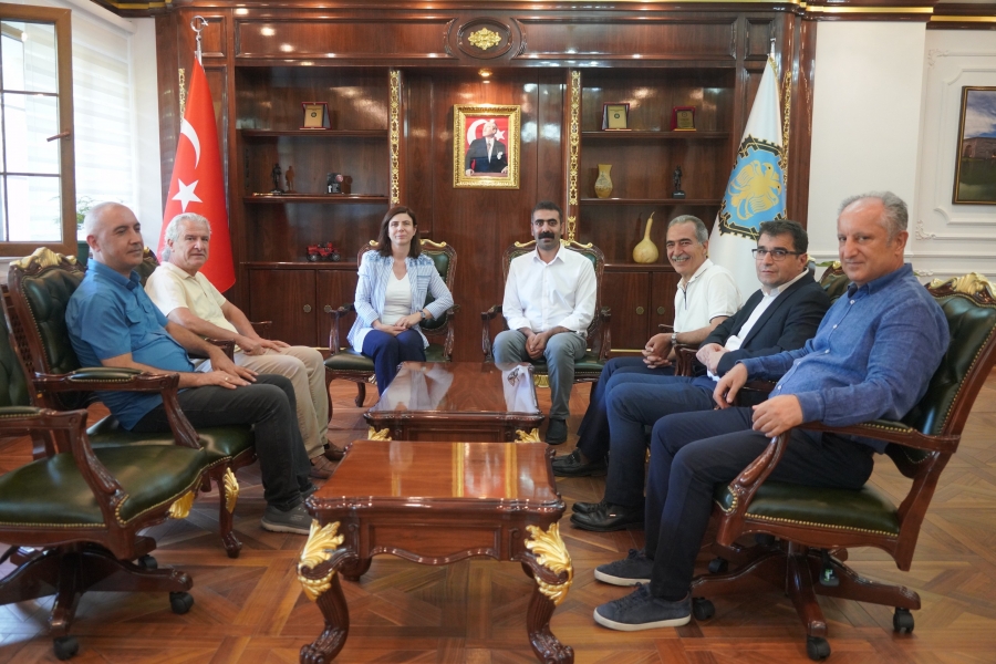 DÜ İnşaat Mühendisliği Bölümünden Eş Başkanlara ziyaret