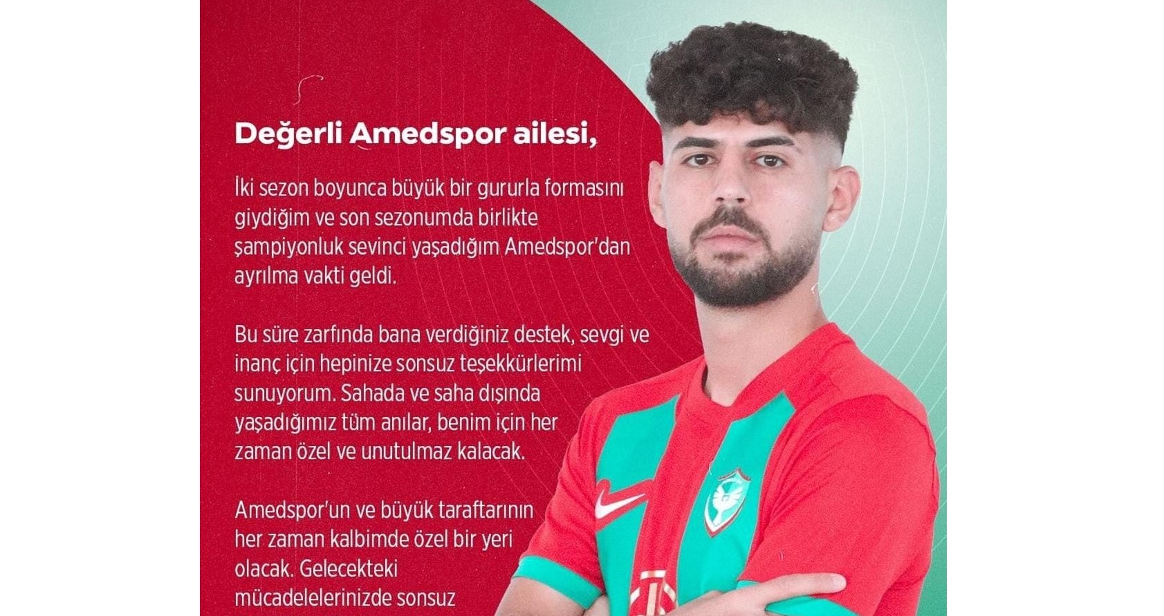 Amedspor, Taner Gümüş'le yollarını ayırdı