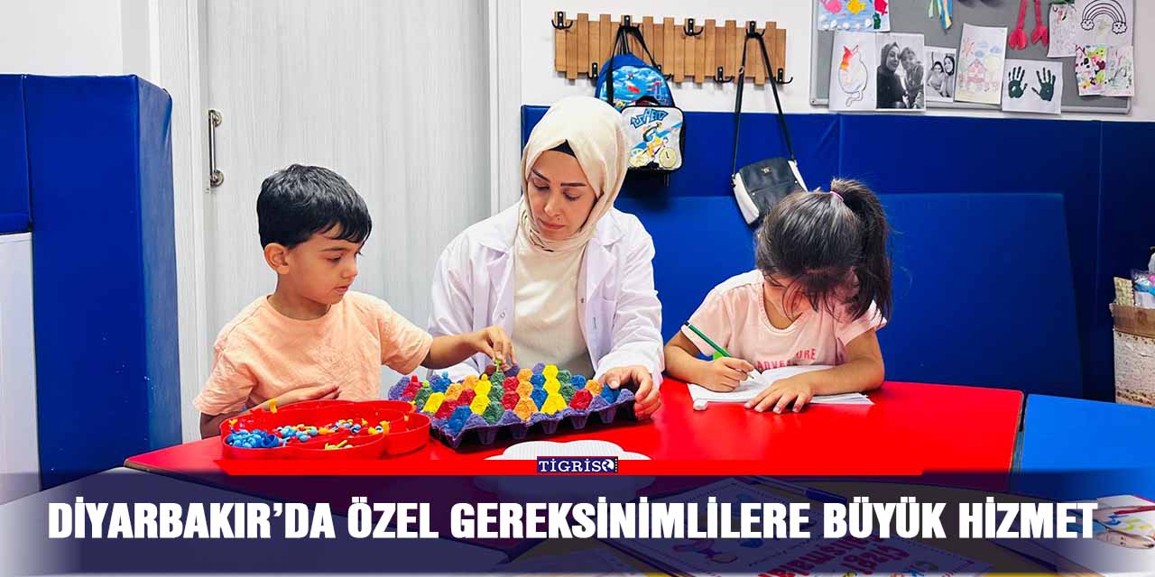 Diyarbakır’da özel gereksinimlilere büyük hizmet