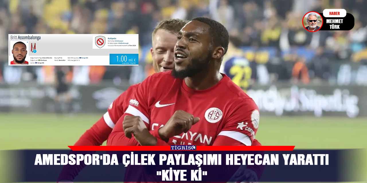 Amedspor'da çilek paylaşımı heyecan yarattı