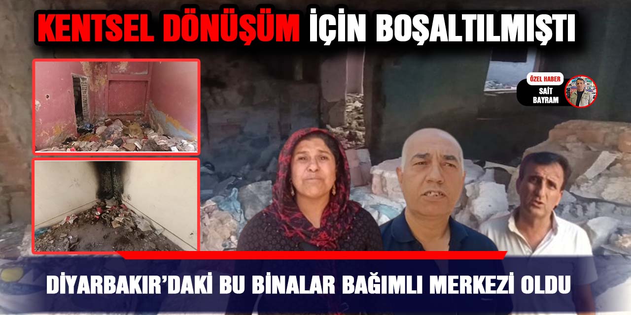 VİDEO - Diyarbakır’daki bu binalar bağımlı merkezi oldu