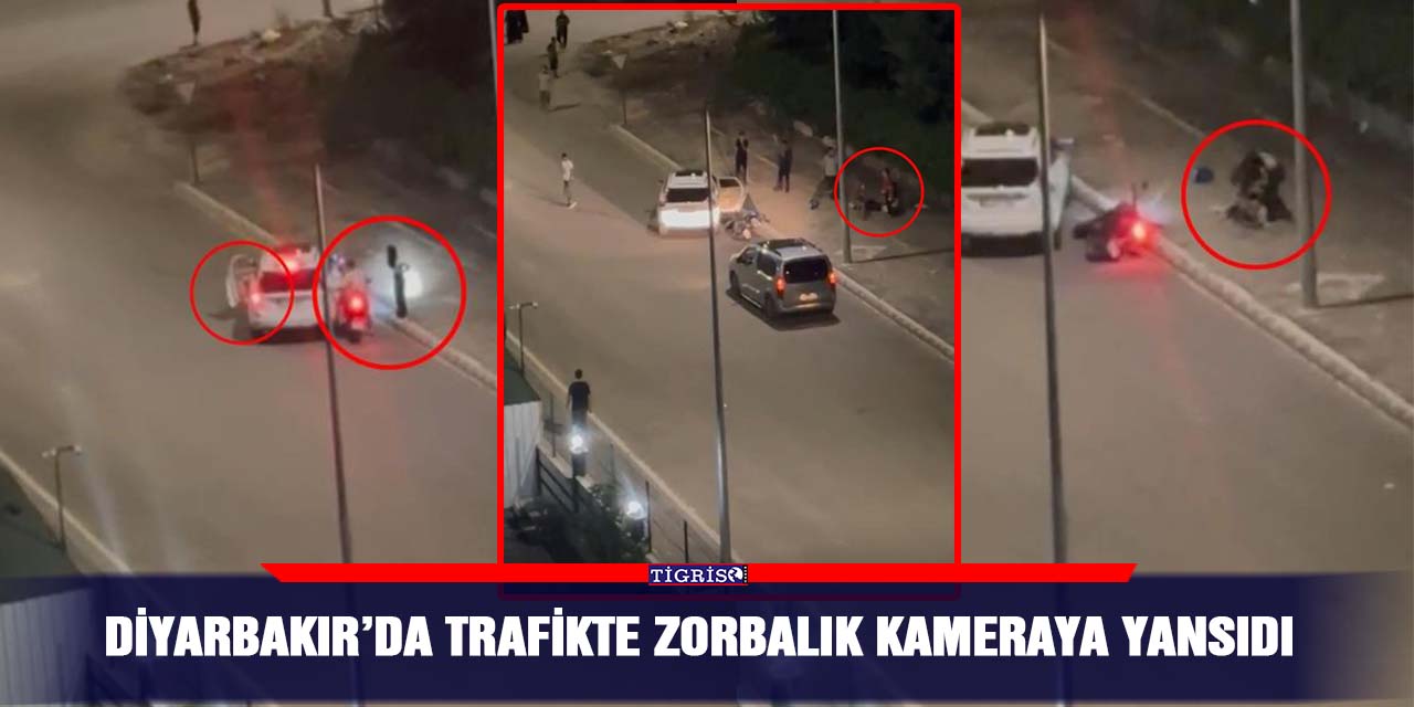 VİDEO - Diyarbakır’da trafikte zorbalık kameraya yansıdı