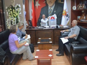 AGİT gözlemcileri Altaç’ı ziyaret etti