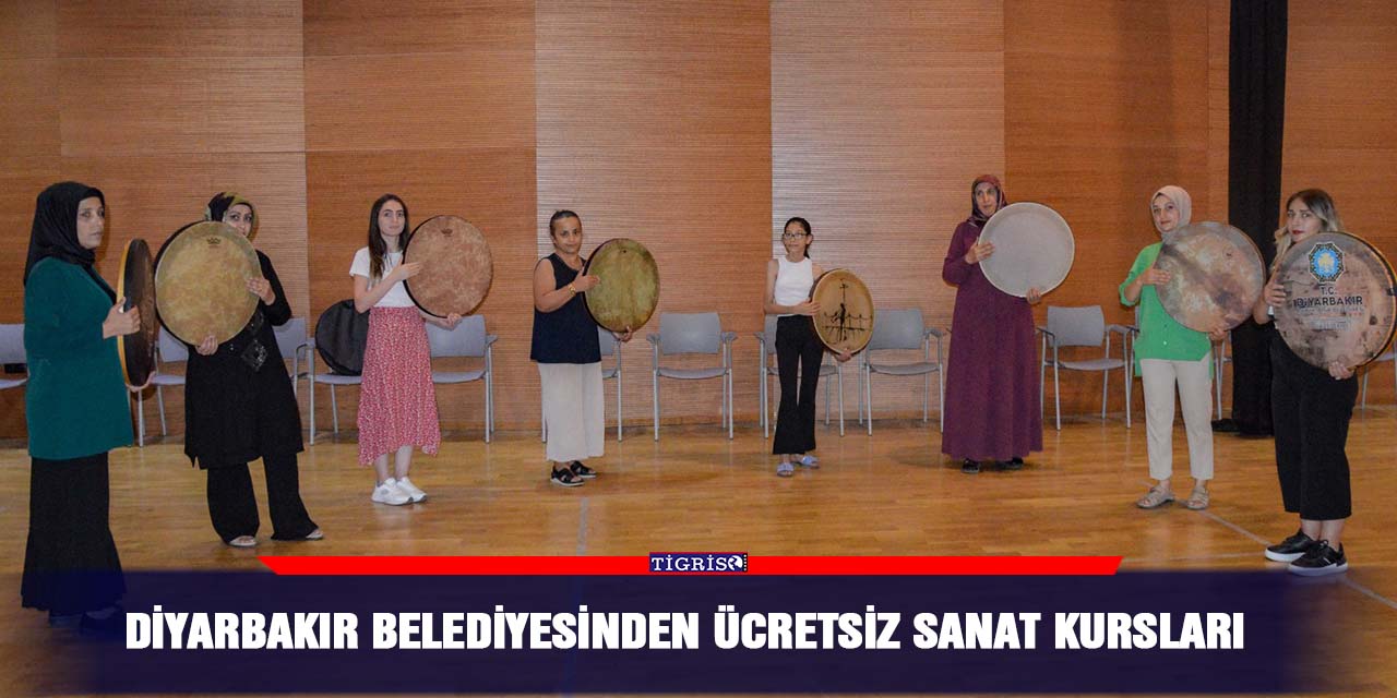 Diyarbakır belediyesinden ücretsiz sanat kursları