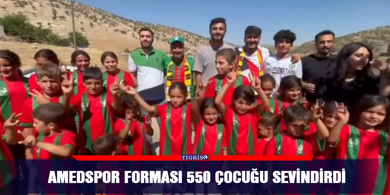 Amedspor forması 550 çocuğu sevindirdi