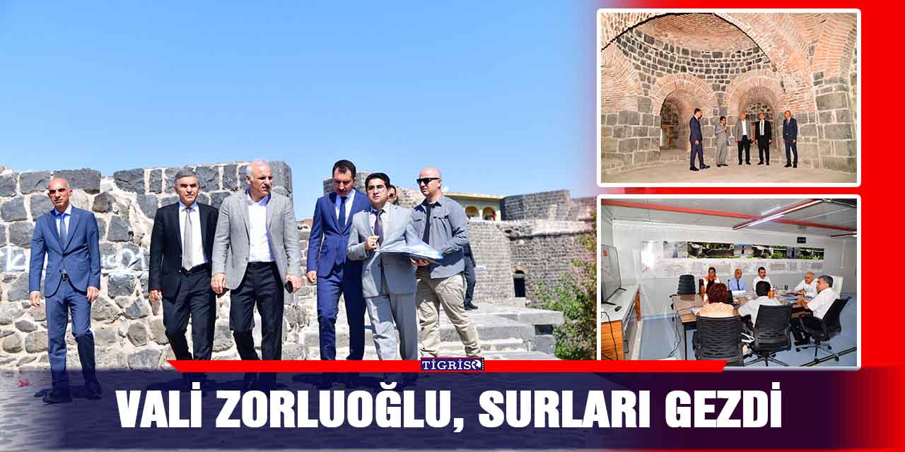 Vali Zorluoğlu, Surları gezdi