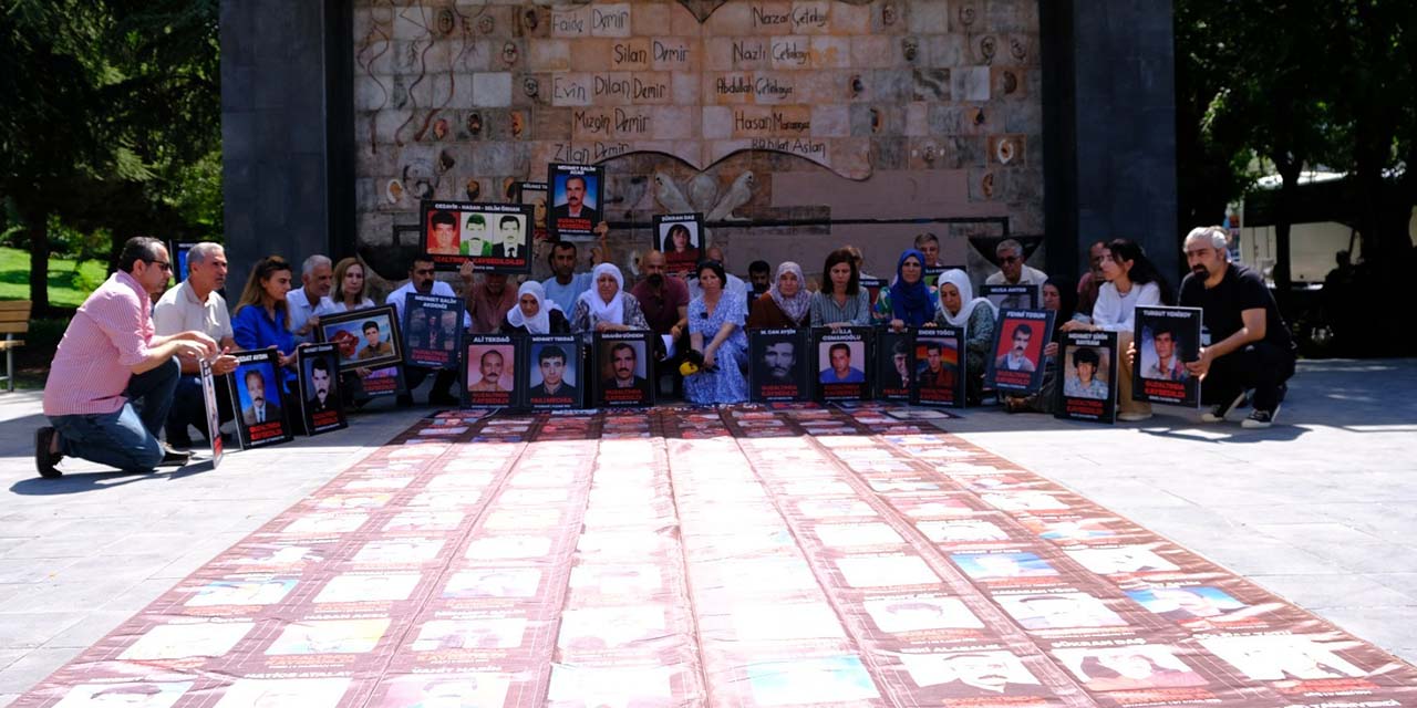 Diyarbakır’daki Kayıp yakınları eylemi 810. haftasında… Eşbaşkanlar Kayıp yakınlarının eylemine katıldı