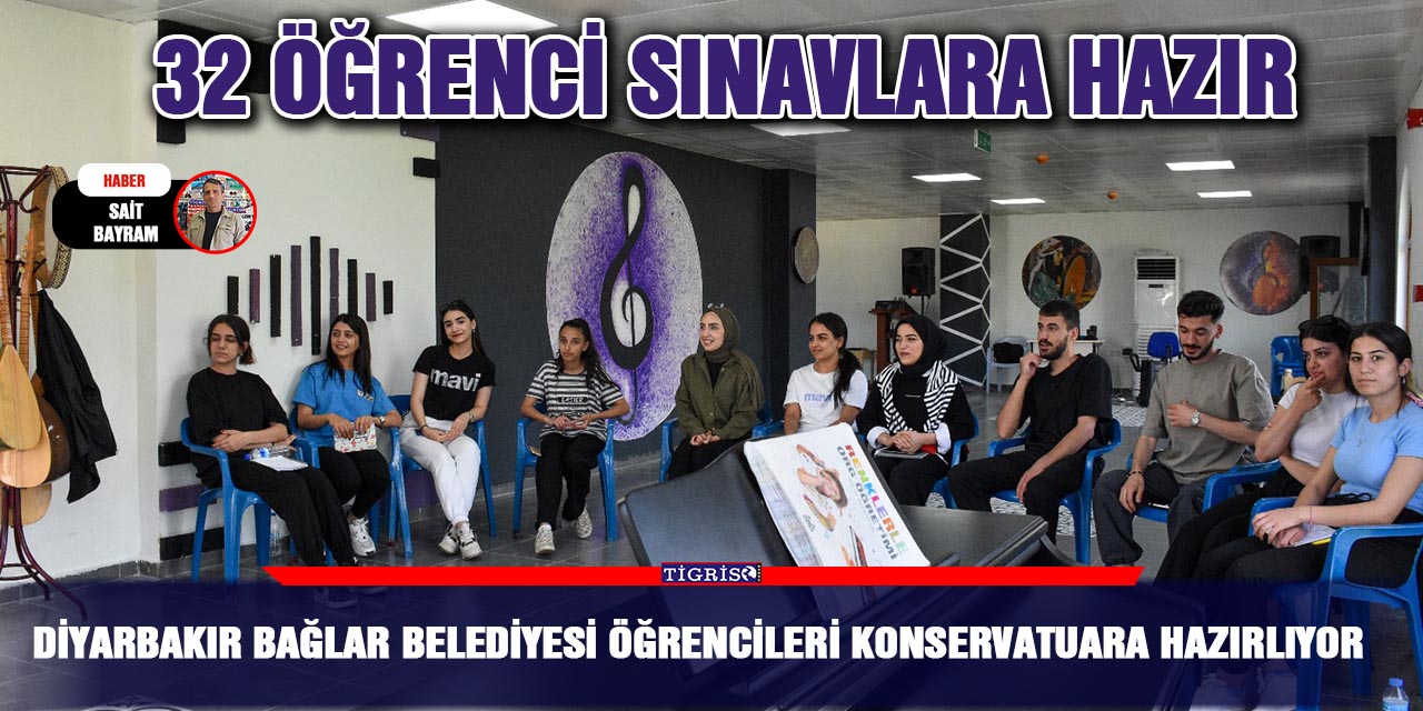 Diyarbakır Bağlar Belediyesi öğrencileri Konservatuara hazırlıyor
