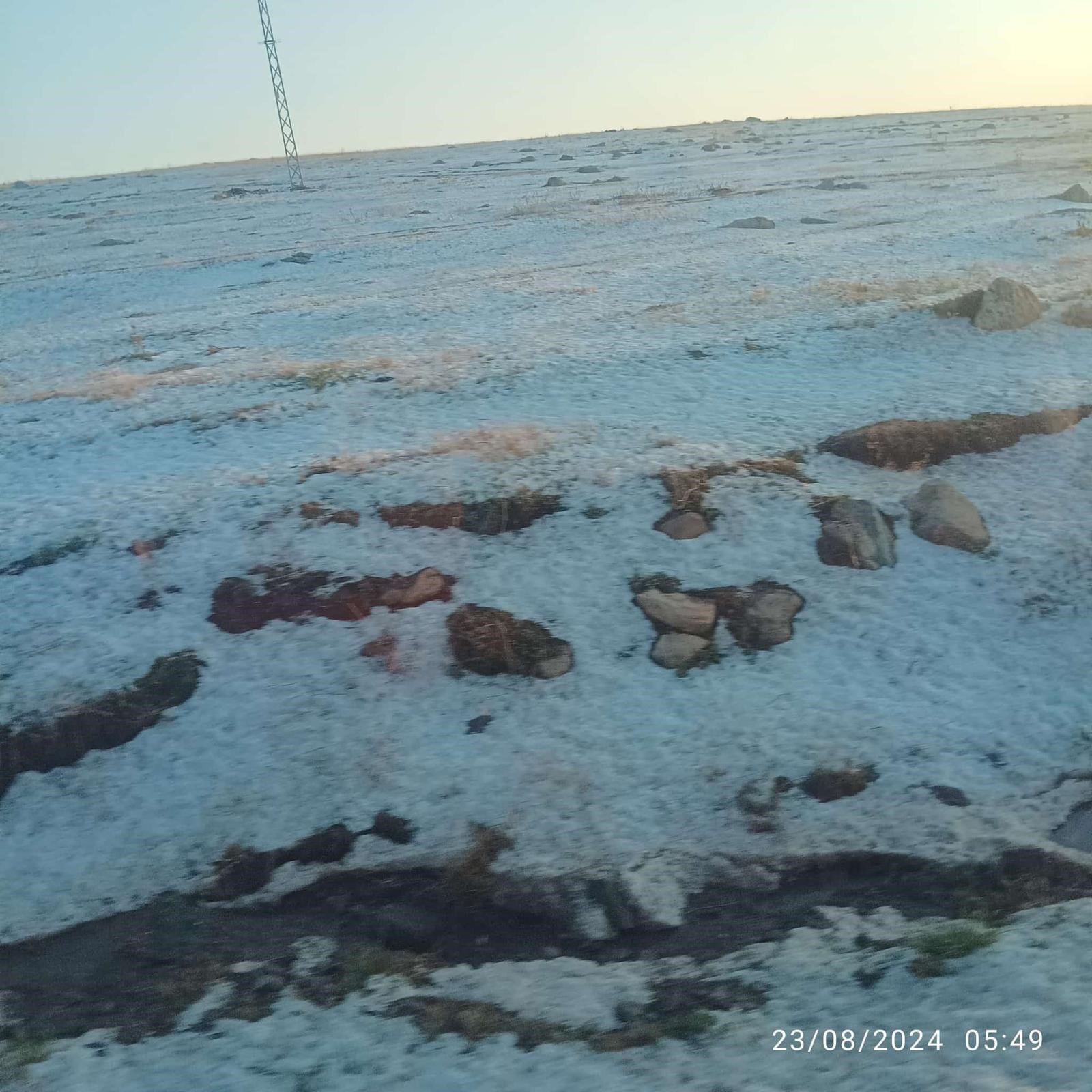 Ağustos ayında şaşırtan görüntü