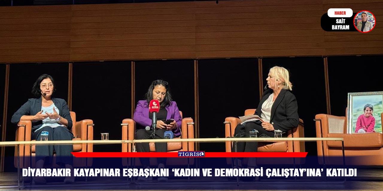 Diyarbakır Kayapınar eşbaşkanı ‘Kadın ve Demokrasi Çalıştay’ına’ katıldı