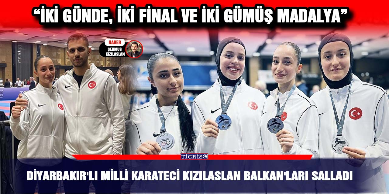 Diyarbakırlı Milli Karateci Kızılaslan Balkanları salladı