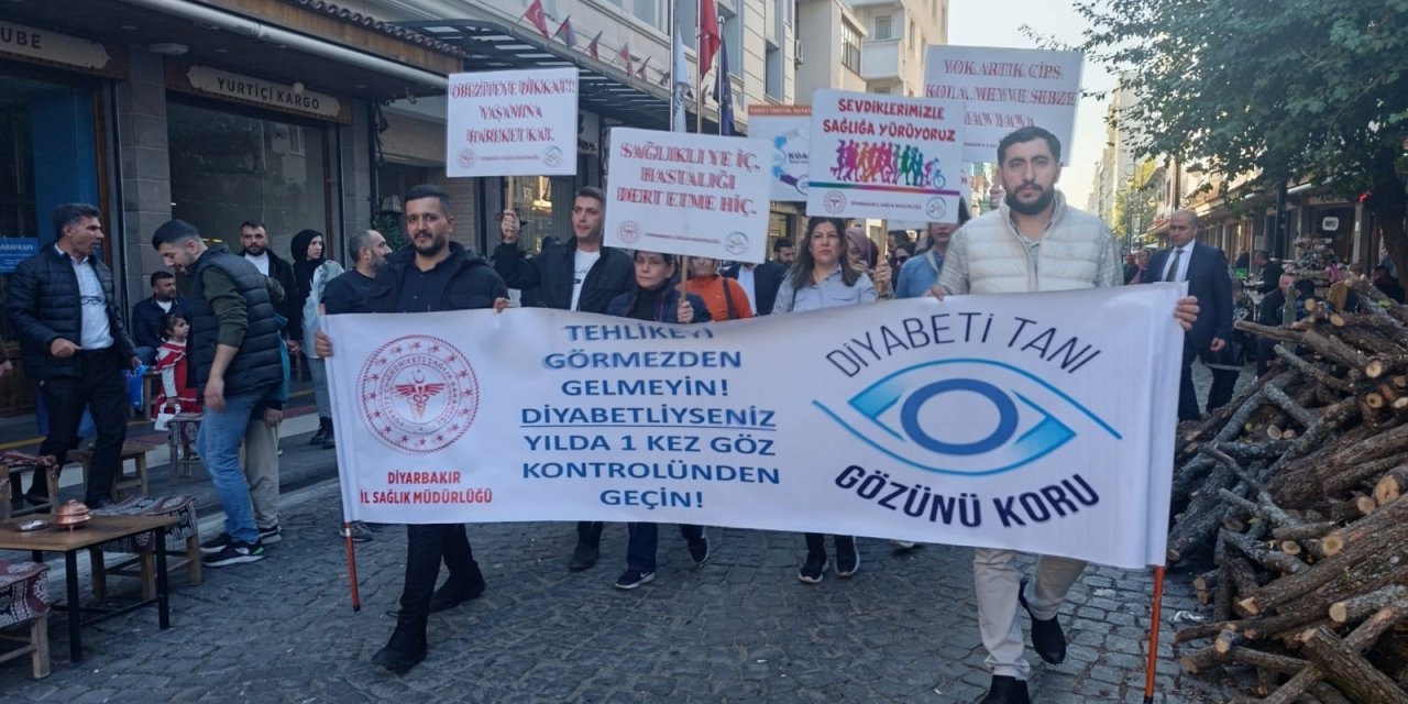 Diyarbakır'da ‘Diyabet Farkındalık’ yürüyüşü