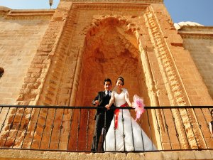 Mardin düğün fotoğrafları için gözde mekan oldu
