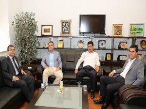 Özbakır ve Bayram’ın DTSO’ya veda ziyareti