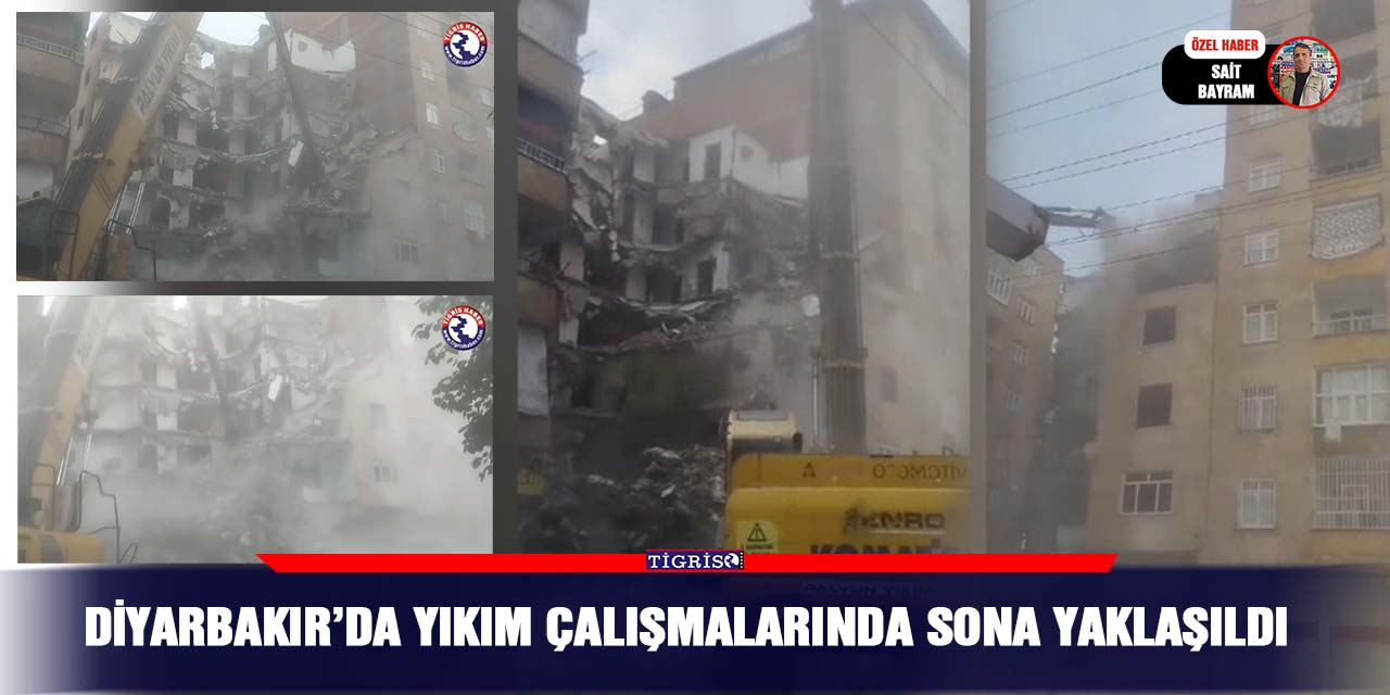VİDEO - Diyarbakır’da yıkım çalışmalarında sona yaklaşıldı