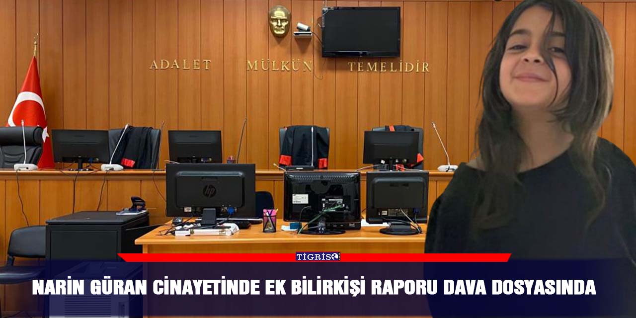 Narin Güran cinayetinde ek bilirkişi raporu dava dosyasında