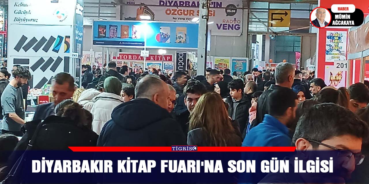 Diyarbakır Kitap Fuarı'na Son Gün İlgisi