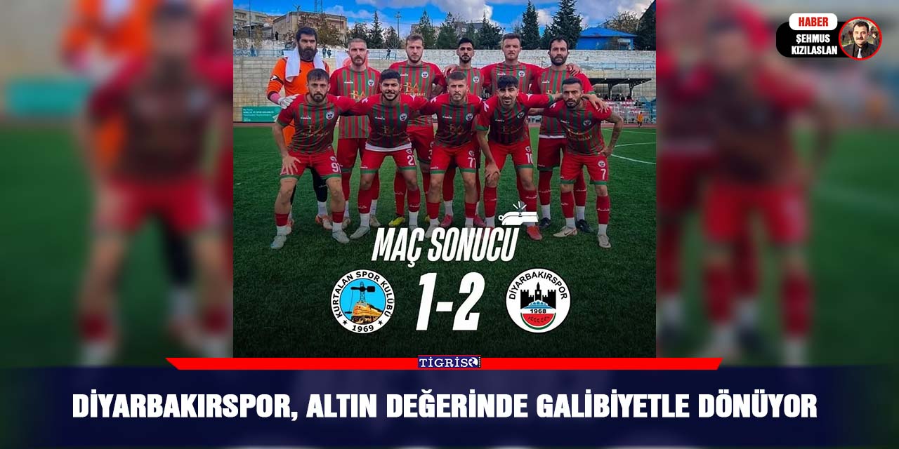 Diyarbakırspor, altın değerinde galibiyetle dönüyor