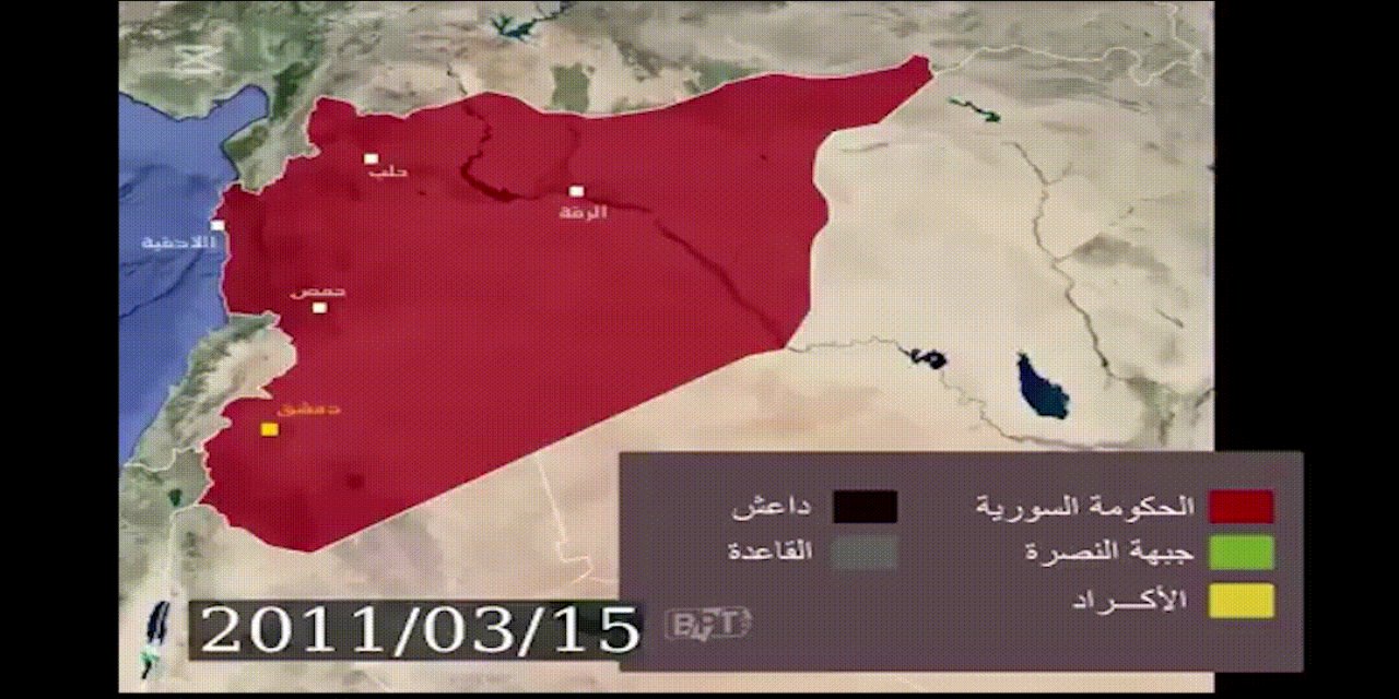 3 dakikada 13 yıllık Suriye İç Savaşı